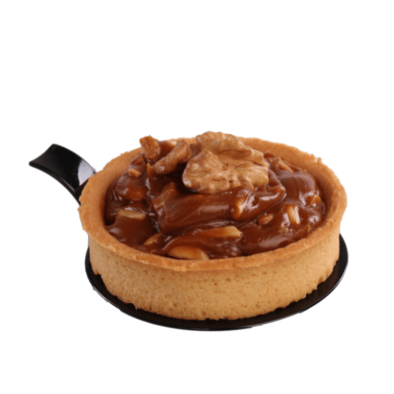 Babeczka kajmakowa z orzechami