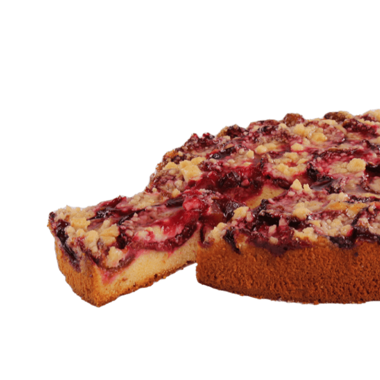 Placek maślany ze śliwką	